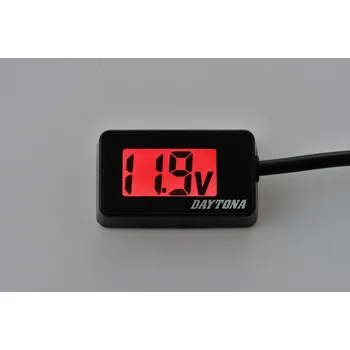 Elektroinstalace pro motocykl LCD ukazatel napětí (voltmetr), Daytona 89279