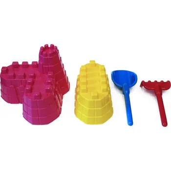 Hračka na písek Komplet na písek velká tvrz s příslušenstvím