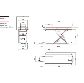 Sada rozšíření LV8 EG600SE Pro GOLDRAKE 600 kg (210x27,5cm) EG600SE