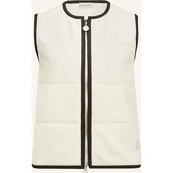 Dámská vesta Moncler Dámská Prošívaná Vesta Z Froté, režná, 40