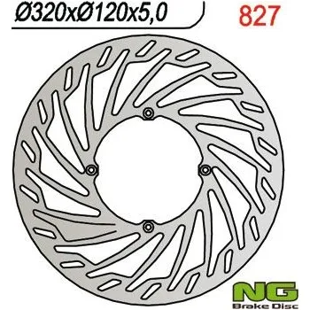 Brzda pro motocykl NG přední brzdový kotouč HUSQVARNA SMR 570 (00-03) (320X120X5) OVERSIZE