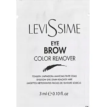 Barva na řasy a obočí LeviSsime Odstraňovač barvy na obočí 3 ml - přípravek na odstranění barvy z obočí a řas