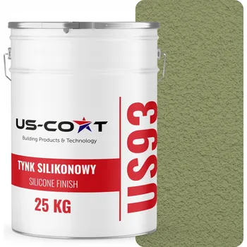 Fasádní barva SILIKONOVÁ OMÍTKA FASÁDNÍ BARVA ZELENÁ F484 25KG STRUKTURA BERÁNEK ZRNO 1.0mm