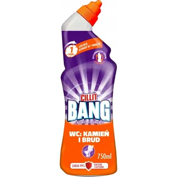 WC čistič Cillit Bang Gel na WC Kámen a Špína 750 ml