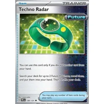 Sběratelská karetní hra Pokémon PRE 130/131 Techno Radar - Prismatic Evolutions Stav: Near Mint, Verze: NORMAL