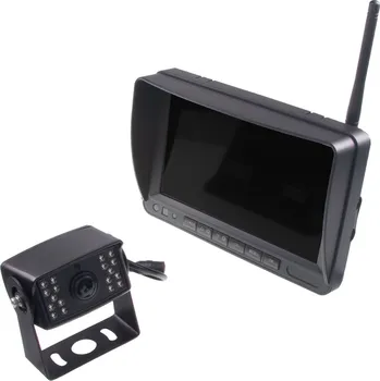 Couvací kamera SET bezdrátový digitální kamerový systém s monitorem 7" AHD, 4CH, DVR, BSD