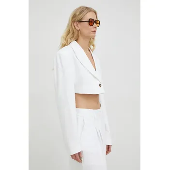 Dámské sako Sako s příměsí lnu Herskind Loreen 4757840 bílá 00X, vel. 38