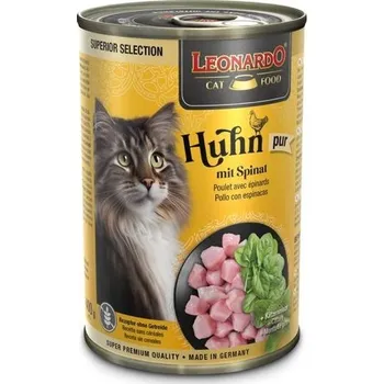 Krmivo pro kočku Leonardo Superior Selection Kuře se špenátem balení 400 g