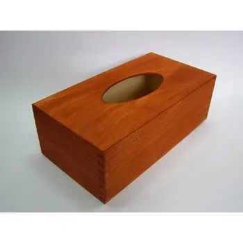 Krabice na papírové kapesníky - Mahagon mořená