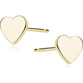 Náušnice Pozlacené náušnice Srdíčka Ag 925/1000
