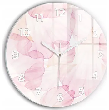 Hodiny Nástěnné hodiny Wallfluente růžové 30 cm