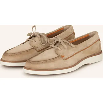 Pánské mokasíny Santoni Pánské Šněrovací Boty, hnědá, 42,5