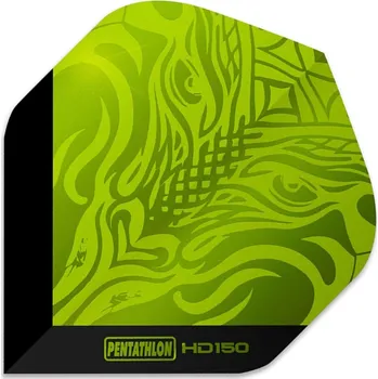 Příslušenství pro šipky Pentathlon Letky HD150 - Metallic - Green PNT2031