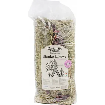 Krmivo pro hlodavce Mazurská Polana Seno s ibiškem 800g