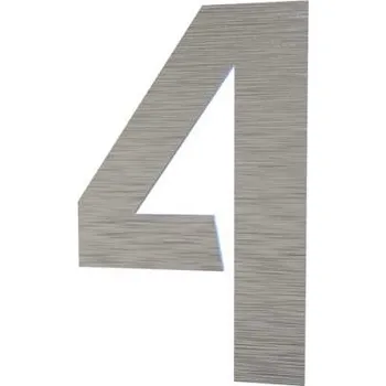 Dveřní kování Holar Číslice nerez č.4