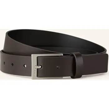 Opasek Strellson Pánský Kožený Opasek, tmavě hnědá, 90