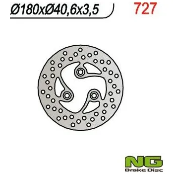 Brzda pro motocykl NG přední brzdový kotouč skútry(180x40,6x3,5)