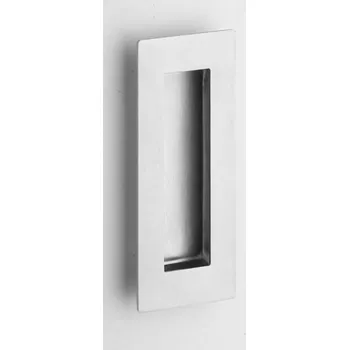 Rostex Mušle na posuvné dveře hranatá 120x50mm mat.nerez