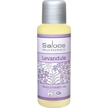 Tělový olej SALOOS Masážní olej Levandule 50ml (Zklidnění pro tělo i mysl)