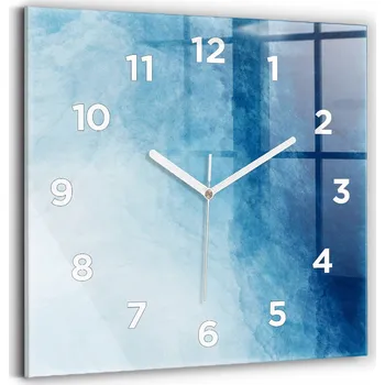 Hodiny Nástěnné hodiny Wallfluent modré 30 cm