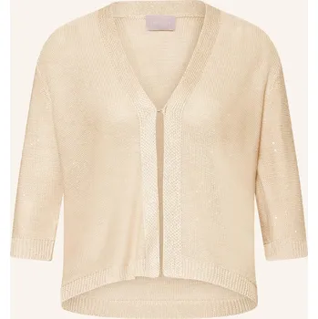 Dámský svetr Hemisphere Dámský Úpletový Kardigan Ze Lnu S 3/4 Rukávem A...