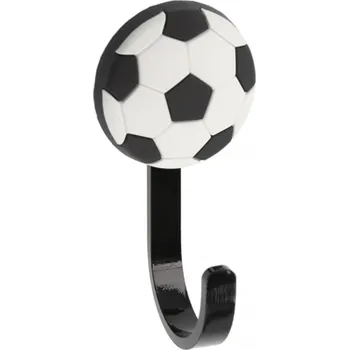 Věšák Dětský nábytkový věšák míč BALL černo-bílý