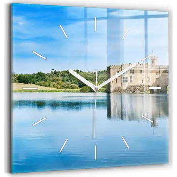 Hodiny Nástěnné hodiny Wallfluent modré 30 cm