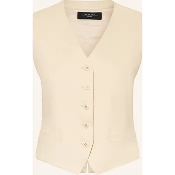 Weekend Max Mara Dámská Blejzrová Vesta Pace Se Lnem, režná, 38