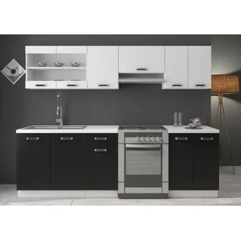 Stolarz-Lempert Kuchyňská linka Omega - Sestava 3 - vč. prac. desek