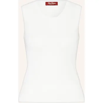 Max Mara Studio Dámský Pletený Top Pedone, bílá, 40