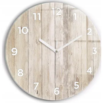 Hodiny Nástěnné hodiny Wallfluente hnědé 30 cm