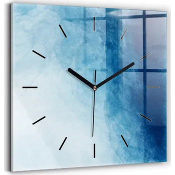 Hodiny Nástěnné hodiny Wallfluent modré 30 cm