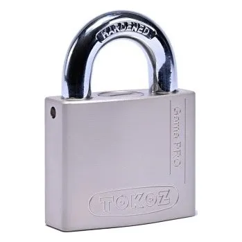 Visací zámek Visací zámek TOKOZ GAMA 70 OS Silver 3 klíče