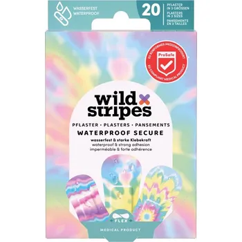 Náplast WILD STRIPES Náplasti voděodolné Secure Rainbow WILD STRIPS