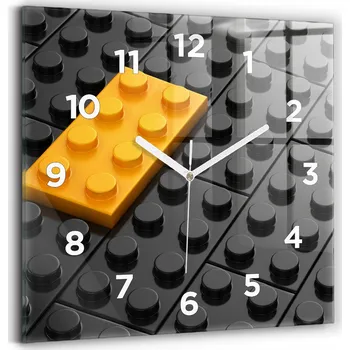 Hodiny Nástěnné hodiny Wallfluent černé 30 cm