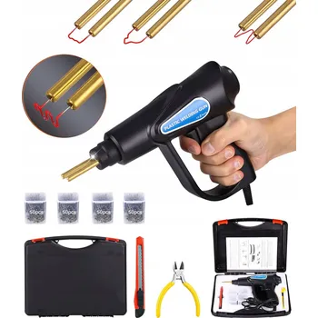 Svářečka Svářečka plastů, sešívačka, horkovzdušná pistole na plasty + 200 sponek