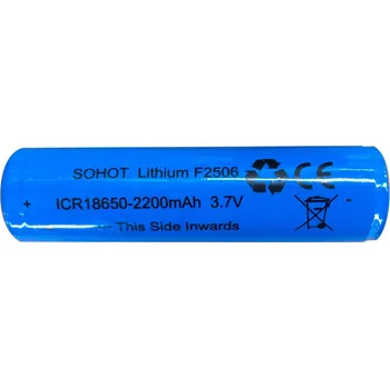 Článková baterie Baterie nabíjecí Relags 18650 Li-Ion 2200mAh 1 ks