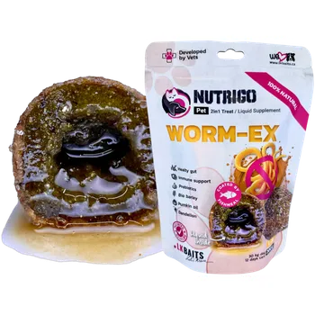 LK Baits Pet Nutrigo Dog Supplement Worm-Ex,L-XL,200g