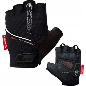 Cyklistické rukavice Cyklistické rukavice Chiba XL černé