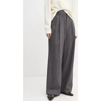 Vlněné kalhoty A.L.C. Charles 2PANT01059 šedá 90X, vel. 36