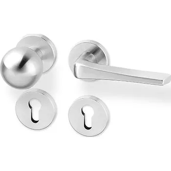 Dveřní kování Dveřní kování LINZ R SlideBloc light nerez PK kl/ko (Nerezové kování s kvalitní povrchovou úpravou vhodné pro zátěžové prostory)