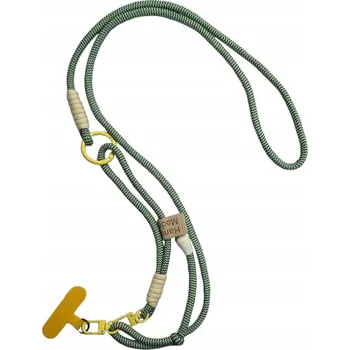 Nylonová šňůrka/popruh na telefon - zelená