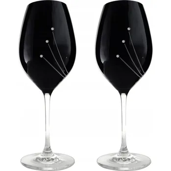 Sklenice Černá Sklenice na víno Celebration Swarovski 31561 470 ml (2 ks)