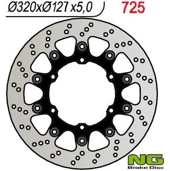 Brzda pro motocykl NG přední brzdový kotouč HUSABERG FS 650 '05-'08, FS 450 '15-'17, SUPERMOTO 701 '15-'17, KTM DUKE 620 / 640 '94-'02, LC4 640