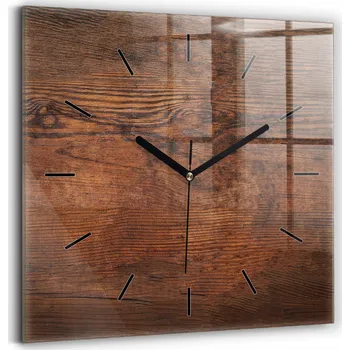 Hodiny Nástěnné hodiny Wallfluent hnědé 30 cm