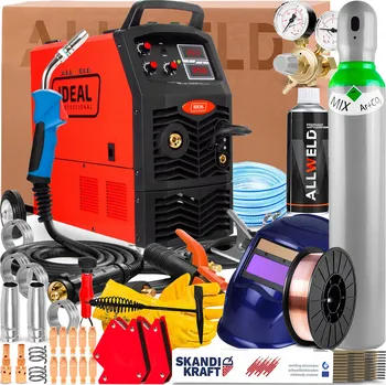 Svářečka Svářečka IDEAL TECNO MIG 255 230V 400V 250A pro svařování a pájení oceli a hliníku