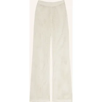 Dámské kalhoty Mrs & Hugs Dámské Úpletové Kalhoty, krémová, 40