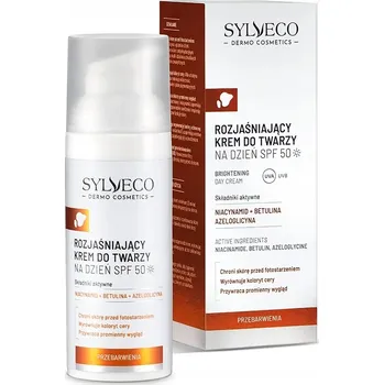 Pleťový krém Krém proti pigmentovým skvrnám na obličej Sylveco DERMO 50 SPF denní krém 50 ml
