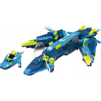 ostatní stavebnice PLAYTIVE stavebnice Odrážedlo JET Clippys Sada na hraní "M" 387 dílků