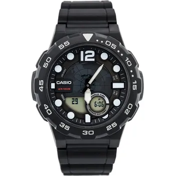 Hodinky Pánské hodinky CASIO AEQ-100W 1AV (zd070a) - WORLD TIME + BOX